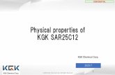 Physical properties of KGK SAR25C12