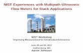 NIST Experiences with Multipath Ultrasonic Flow Meters for ...