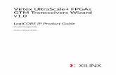 Virtex UltraScale+ FPGAs GTM Transceivers Wizard v1.0 ...