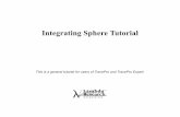 Integrating Sphere Tutorial - Masaryk University