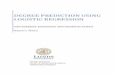 DEGREE PREDICTION USING LOGISTIC REGRESSION