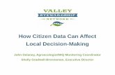 How Citizen Data Can Affect Local Decision-Making