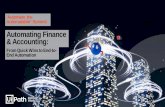 Automating Finance & Accounting