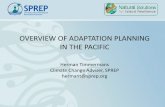 OVERVIEW OF ADAPTATION PLANNING IN THE PACIFIC