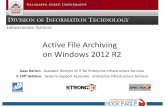 Active File Archiving on Windows 2012 R2