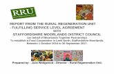 REPORT FROM THE RURAL REGENERATION UNIT - FULFILLING ...