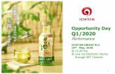 Opportunity Day H1/2016 Ichitan Group PCL. Thursday ...