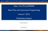 EDA040 Real-Time and Concurrent Programming Lecture 7 (F7 ...
