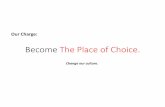 Become The Place of Choice. - UArts