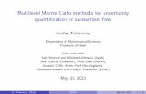 Multilevel Monte Carlo methods for uncertainty ...