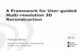 A Framework for User-guided Multi-resolution 3D Reconstruction