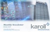 Monthly Newsletter - Karoll broker