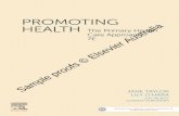 PROMOTING HEALTH The Primary Health 7E Elsevier Australia