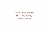 Joint Probability Distributions, Correlations