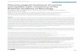 Pharmacological treatment of central neuropathic pain ...