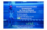 Broadband Communication Architectures for Train to Ground ...