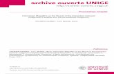 Proceedings Chapter - Archive ouverte UNIGE