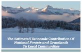 The estimated economic contributions of National Forests ...