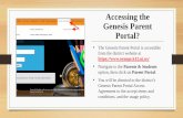 Accessing the Genesis Parent Portal?