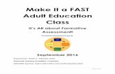 Mini Grant Make It a FASt Adult Education Class