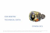 ESN 858790 TECHNICAL DATA CFM56‐3C1