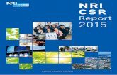 CSR Report 2015 - NRI