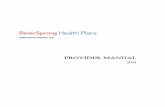 Provider Manual - riverspringhealthplans.org