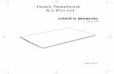 Haier Notebook X3 Pro (s)