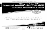 VOTER INFORMATION PAMPHLET City of La Mesa Special ...