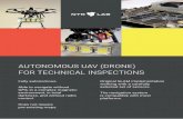 AUTONOMOUS UAV (DRONE) FOR TECHNICAL INSPECTIONS
