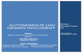 Autonomous UAV Design Document