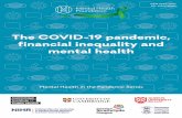 The COVID-19 pandemic, financial inequality and mental health