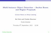 Multi-Instance Object Detection { Anchor Boxes and Region ...