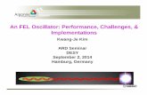 An FEL Oscillator: Performance, Challenges ... - DESY