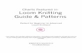 Charts Featured in- Loom Knitting Guide & Patterns