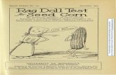 Rag Doll Thst firSeed Corn - University of Minnesota