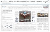 MECH 04 –Autonomous UAV Landing Platform