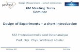 Design of Experiments a short Introduction