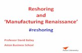 Reshoring and