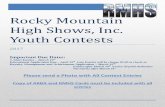 Rocky Mountain High Shows, Inc. Youth Contests