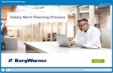 Salary Merit Planning Process - BorgWarner