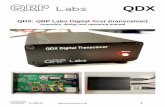 QDX: QRP Labs Digital Xcvr (transceiver)