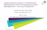 Organizational Issues in Performance Management and ...