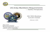 US Army Munitions Requirements