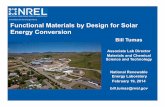 0+1+)-' Functional Materials by Design for Solar Energ