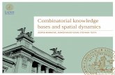 Combinatorial knowledge bases and spatial dynamics