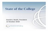 State of the College.2010.Community(A) - SUNY OPT