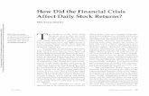 How Did the Financial Crisis Affect Daily Stock Returns?