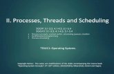 II. Processes, Threads and Scheduling
