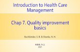 Introduction to Health Care Management Chap 7. Quality ...